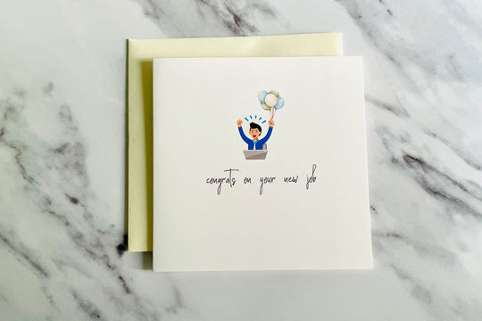 Congrats New Job Card