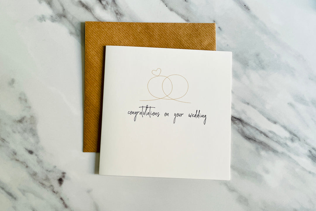 Congratulations on your wedding card