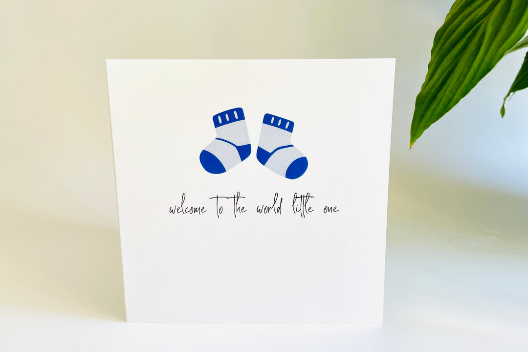 New Baby Blue Card