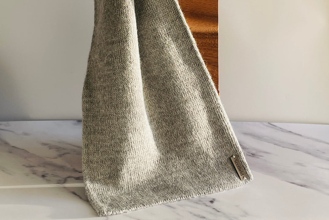 Alpaca Wool Tubular Scarf