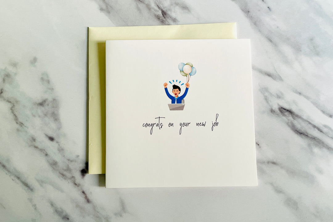 Congrats New Job Card