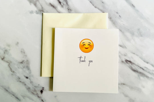 Thank You Emoji Card
