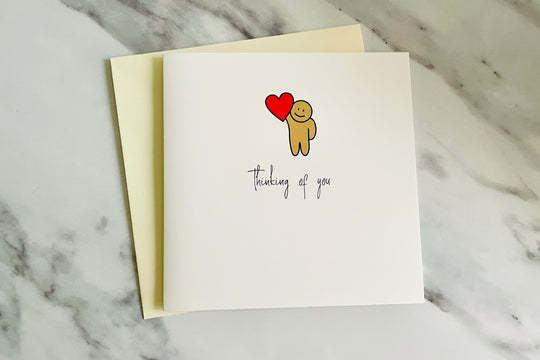 Thinking of You Heart Card