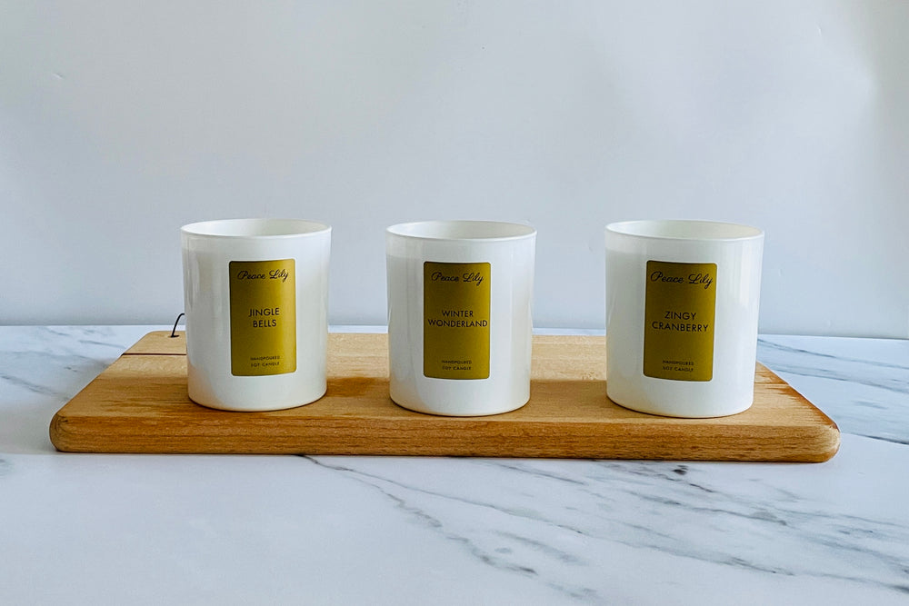 Festive Scented Candles Gift Set