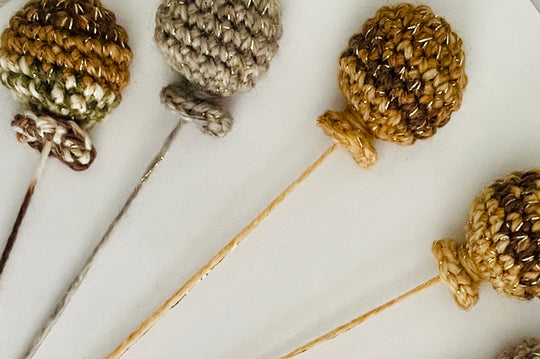 Handmade Crochet Balloon Greeting Cards