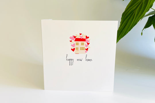 New Home Hearts Card