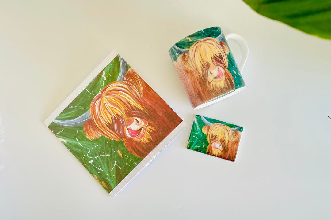Hairy Cow Card