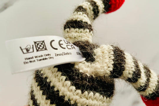 Hand Crochet Zeus Zebra