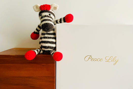 Hand Crochet Zeus Zebra