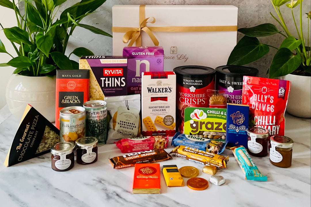 Everything Treats Gift Box Hamper - Peace Lily Gift Boxes
