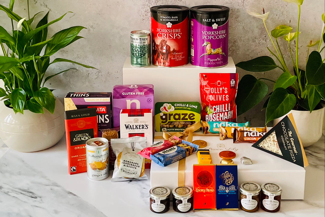 Everything Treats Gift Box Hamper - Peace Lily Gift Boxes