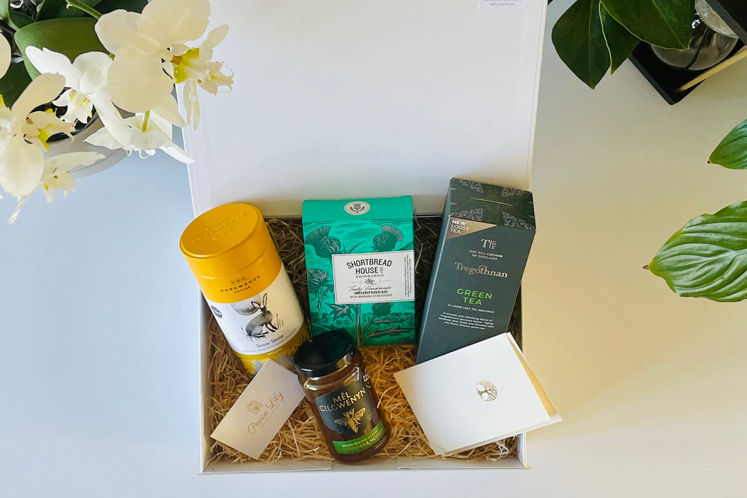 Tea, Coffee, Shortbread and Honey Gift